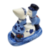 Typisch Hollands Kissing couple love Holland Delft blue - 10 cm in gift box