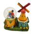 TTD Gifts Sneeuwbol - molen - met Kuspaar Holland