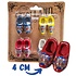 Typisch Hollands Clog magnets - Discount card 4 pieces - Red-White-Blue and Yellow