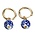 Typisch Hollands Delft blue bead earrings