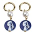 Typisch Hollands Earrings Girl with a pearl (with pearl)