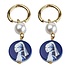 Typisch Hollands Earrings Girl with the pearl (with pearl)
