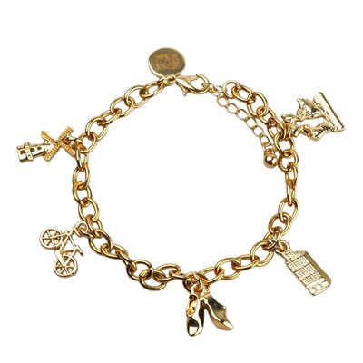 Typisch Hollands Charm bracelet - Dutch charms (5 pieces)