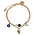 Typisch Hollands Bedelarmband  - Tulp - Blauw,wit en Delfts blauwe kralen