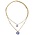 Typisch Hollands Necklace - Girl with the pearl - Delft blue beads and white pearls