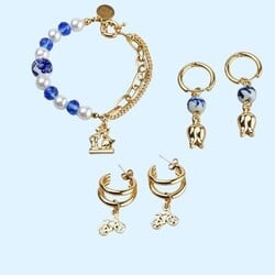 Delft blue jewelry