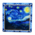 Heinen Delftware Magnet - Tile - Vincent van Gogh - Starry Night