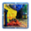 Heinen Delftware Magneet - Tegeltje - Vincent van Gogh -Terras