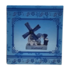 Typisch Hollands Delfter Blau, Holland, Windmühle – Küssendes Paar