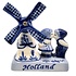 Typisch Hollands Delft Blue Holland Windmill - Kissing Couple