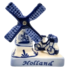 Typisch Hollands Mill Delft blue Holland - Bicycle