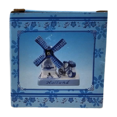 Typisch Hollands Mühle Delfter Blau Holland - Fahrrad