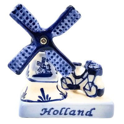 Typisch Hollands Mill Delft blue Holland - Bicycle