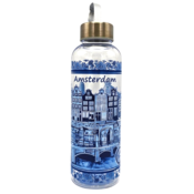 Typisch Hollands Wasserflasche Delfter Blau