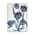Typisch Hollands Doppelte Grußkarte - Delfter Blau - Tulpen