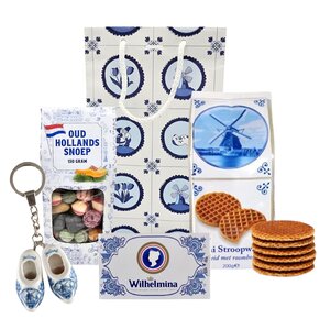 Typisch Hollands Holland-Geschenktüte - Delfter Blau (Kekse und Süßigkeiten)