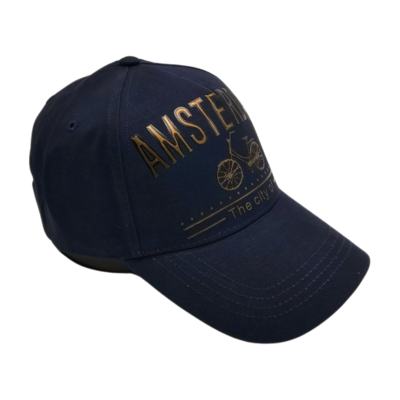 Robin Ruth Fashion Sportieve Cap - Amsterdam (fiets) Blauw