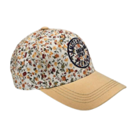 Robin Ruth Women's cap Amsterdam floral pattern (beige)