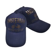 Robin Ruth Fashion Sportieve Cap - Amsterdam (fiets) Blauw