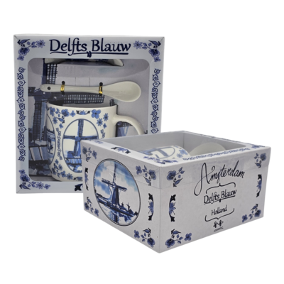 Droste Droste Giftbox - Holland - Delfts blauw