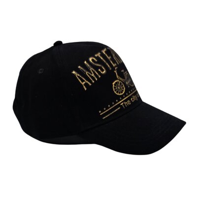 Robin Ruth Fashion Sporty Cap - Amsterdam (bicycle) Black