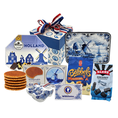 typisch-hollands-geschenkpakket Holland POP-UP gift box - Dutch delicacies - XL