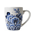 Typisch Hollands Luxus – groß – Tasse – Delfter Blau – Blumenmotiv