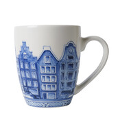 Typisch Hollands Luxury - large - mug - Delft blue - Gable houses
