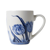 Typisch Hollands Luxe -grote - mok - Delfts blauw - Tulpen