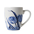 Typisch Hollands Luxus - groß - Tasse - Delfter Blau - Tulpen