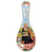 Typisch Hollands Lepel XL Tulpenmeisje kleur - Hout-Epoxy