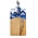 Typisch Hollands Cheese board large mill horse blue 35x16cm