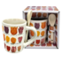 Memoriez Espresso mug with spoon in gift boxes - Tulips - White