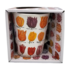 Typisch Hollands Große Holland-Tasse – in Geschenkbox – Tulpen – Weiß