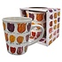 Typisch Hollands Large Holland mug - in gift box - Tulips - White