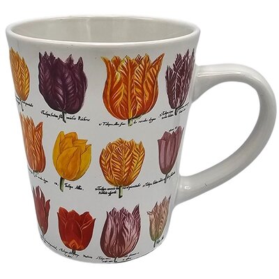 Typisch Hollands Large Holland mug - in gift box - Tulips - White