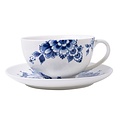 Heinen Delftware Cup and saucer Delft blue - Porcelain - Peacock