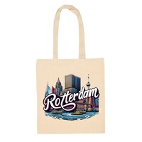 Typisch Hollands Cotton bag Rotterdam - Skyline