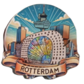 Typisch Hollands Magnet Rotterdam - Markthal & Euromast