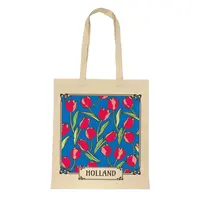 Typisch Hollands Tasche Baumwolle Tulpen Holland mehrfarbig