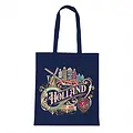 Typisch Hollands Bag cotton ornaments Holland blue (mill)