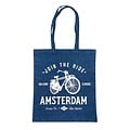 Matix Bag Denim cotton blue bicycle - join the ride
