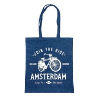 Matix Blaue Fahrradtasche aus Denim-Baumwolle – machen Sie mit