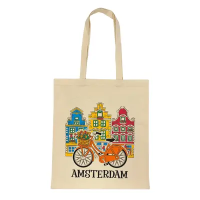 Typisch Hollands Tasche Baumwolle Happy Houses Amsterdam