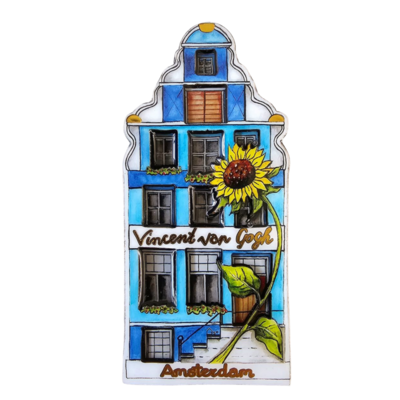 Typisch Hollands Magnet facade house - Vincent van Gogh - Sunflowers