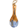 Typisch Hollands Lepel XL Gevelhuisje blauw-wit - Hout-Epoxy