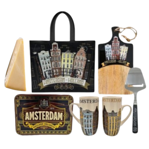 Typisch Hollands Luxe Shopper gevulde Gevelhuizen Holland - Amsterdam