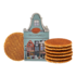 Typisch Hollands Stroopwafels in a facade house (house box) full-color