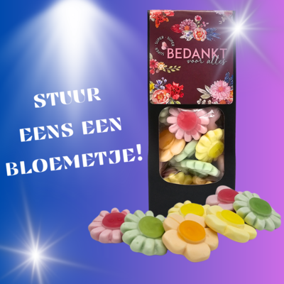 Typisch Hollands Danke für alles – Pralinenschachtel – Blumen