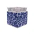 Heinen Delftware Delfter blaue Tulpenvase gerade - Blumenmotiv (quadratisch)